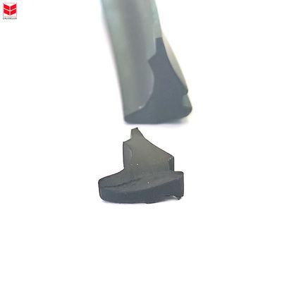 Chiếc cửa sổ cao su PVC EPDM Dải niêm phong ống cao su với chiều rộng 3-50mm