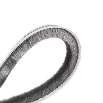 Cửa đồ nội thất Anti-Collision Brush Seal Wool Pile Weather Strip với chiều cao đống 3-25mm và chiều rộng 3-50mm