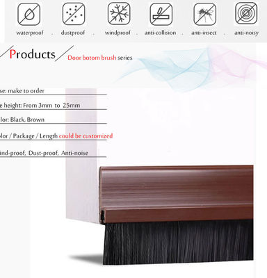 100% PP chống bụi chống côn trùng cửa sổ cửa sổ phụ kiện niêm phong quạt dải thời tiết tẩy