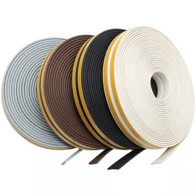 Độ rộng 3-50mm CLJ EPDM Foam Weatherstripping for Window and Door Seals 3-25mm Chiều cao đống ĐEN/XUỐT/MÀU/MÀU/Các màu sắc khác