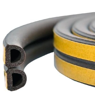 Kích thước và hình dạng tùy chỉnh Thời tiết Cắt dải niêm phong cao su cho cửa và cửa sổ Màu đen / xám / nâu / trắng / khác