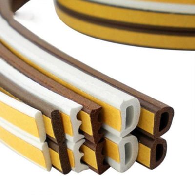 Cửa và cửa sổ tự dính EPDM Xốp Xốp niêm phong dải màu với chiều cao đống 3-25mm và chiều rộng 3-50mm