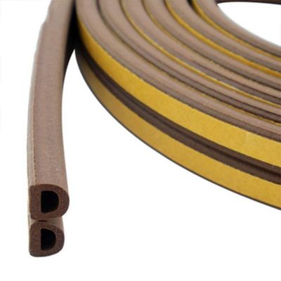 Cửa và cửa sổ tự dính EPDM Xốp Xốp niêm phong dải màu với chiều cao đống 3-25mm và chiều rộng 3-50mm