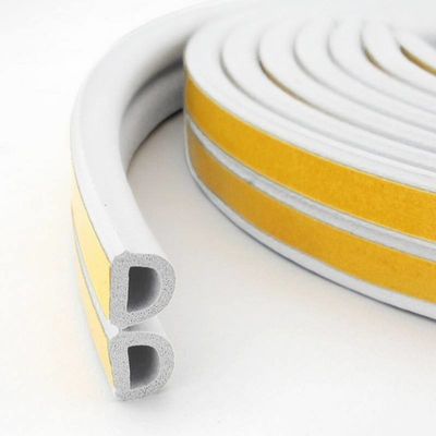 Cửa và cửa sổ tự dính EPDM Xốp Xốp niêm phong dải màu với chiều cao đống 3-25mm và chiều rộng 3-50mm