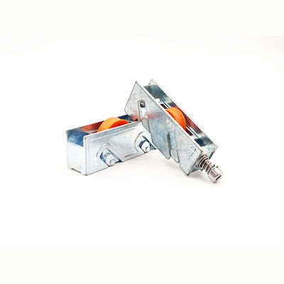 Căn hộ PVC cửa sổ bánh xe nhôm vòng bi trượt cuộn màu xám
