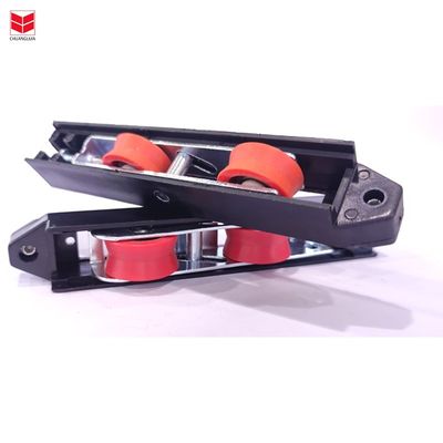 Đen slide cửa sân hiên cuộn V Groove nhôm slide cửa sổ cuộn