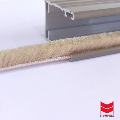 CLJ Aluminum Alloy Door Frame Side Weather Stripping Brush cho Căn hộ Cao độ 3-25mm Độ rộng 3-50mm