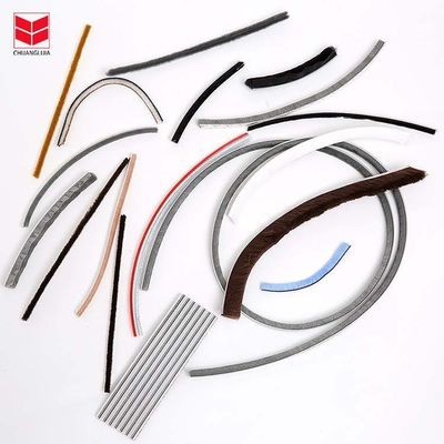 Căn hộ CLJ Hair Brush Thời tiết Tải cho cửa sổ Dưới Cửa Jamb ngoài trời Automotive Seal Strip ĐEN
