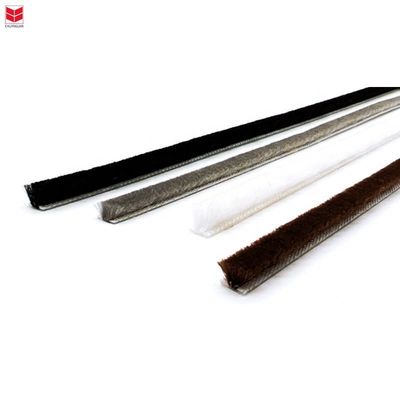 Cửa và cửa sổ Auminium Sunroof Không thấm nước Silicone Wool Pile Thời tiết Strip Seal Adhesive cho cửa trượt