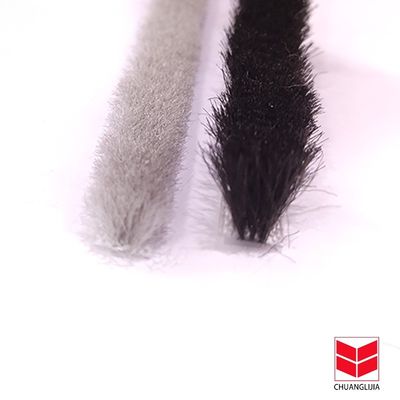 3-25mm Đồi chiều cao CLJ Aluminium cửa sổ thời tiết dải Wool đống cho cửa sổ cửa