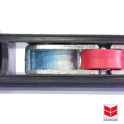 Đồng kẽm cửa trượt và cửa sổ cuộn tùy chỉnh với khung màu đen