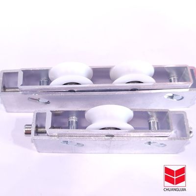Phụ kiện cửa nhôm cửa trượt và cửa sổ cuộn với khung màu đen và hợp kim kẽm