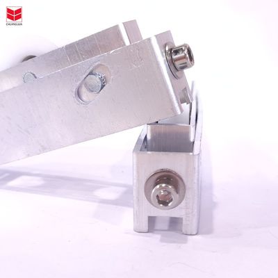 Phụ kiện cửa nhôm cửa trượt và cửa sổ cuộn với khung màu đen và hợp kim kẽm