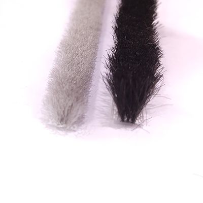 Phong cách thiết kế hiện đại CLJ Phong cách chống gió chống bụi chải tóc Mohair với nhựa Weatherstripping và chiều cao 3-25mm