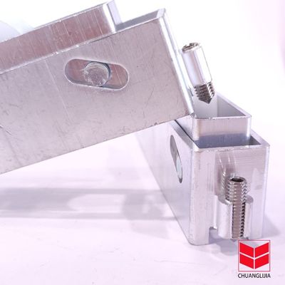 Phụ kiện cửa nhôm cửa trượt và cửa sổ cuộn với khung màu đen và hợp kim kẽm