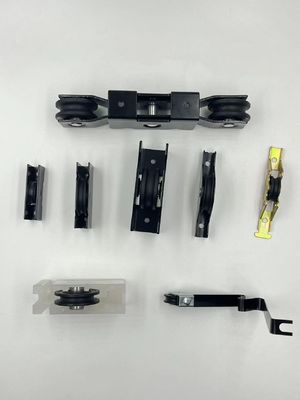 Đồng kẽm lăn cửa sổ trượt với quả cầu sắt trượt hanger cổng phần cứng