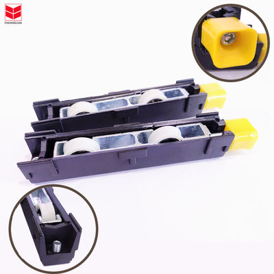 Đồng kẽm lăn cửa sổ trượt với quả cầu sắt trượt hanger cổng phần cứng