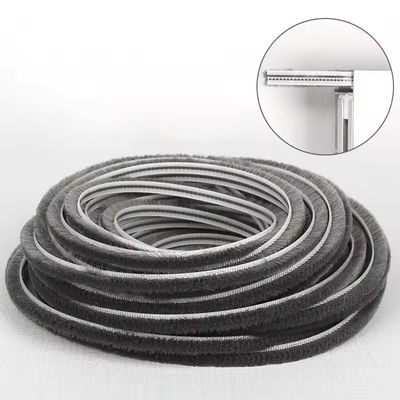 Cửa sổ và cửa sổ đối diện Poly Pile Threshold Seal Strip Brush Weatherstrip cho căn hộ Thời tiết Stripping Seal Groov