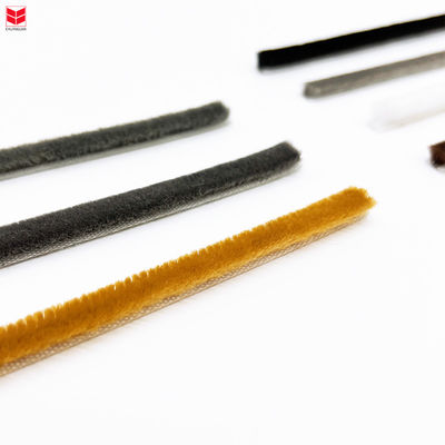Dải thời tiết đống silicone cho cửa sổ và cửa sổ nhôm 3-25mm chiều cao đống / 3-50mm chiều rộng ĐEN/XUỐT/MÀU/MÀU/MÀU