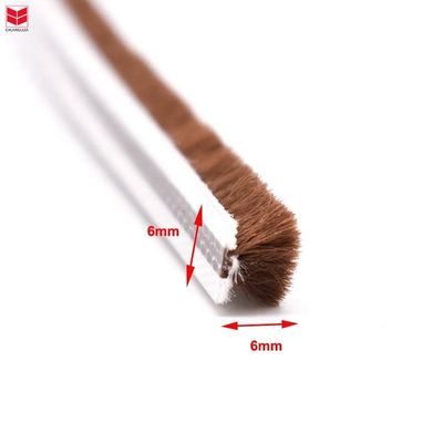 Dải thời tiết đống silicone cho cửa sổ và cửa sổ nhôm 3-25mm chiều cao đống / 3-50mm chiều rộng ĐEN/XUỐT/MÀU/MÀU/MÀU