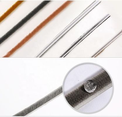 Industrial Pile Weather Stripping Brush cho cửa sổ trượt 100%PP Pile Brush Độ cao 3-25mm / chiều rộng 3-50mm