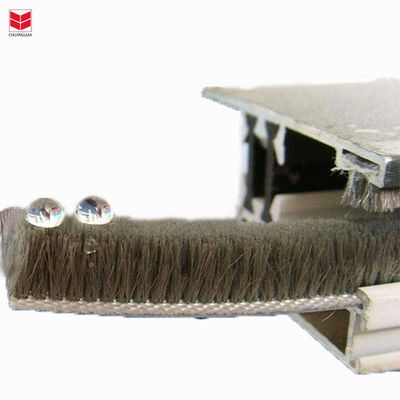 3-50mm chiều rộng cửa trượt khe cắm len nhôm hợp kim dải bàn chải thời tiết Dải cho màu đen/XUỐT/MÀU/MÀU/NGƯỜI