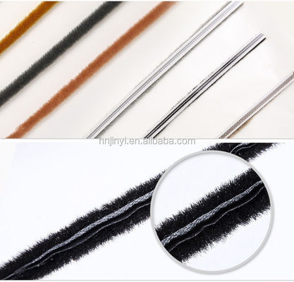 Màu nhà ĐEN/XUỐT/MÀU/MÀU/NGƯỜI SỐC Sản xuất Đống nhựa chống sốc Dải thời tiết với vây cho cửa trượt