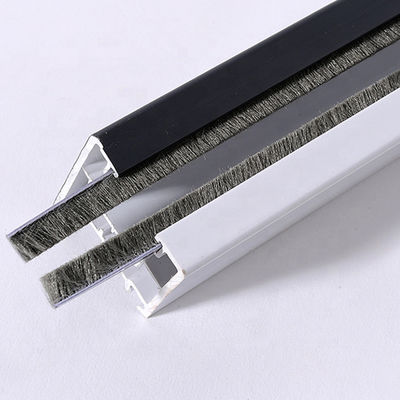 100%PP 3p Xám Đen Cửa sổ Và Cánh Cửa Silicon Đống chống nước Dải thời tiết nhựa 3-50mm Chiều rộng 3-25mm Chiều cao đống