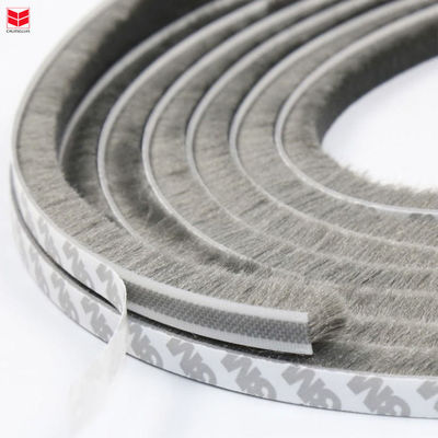 Cửa nhôm và phụ kiện cửa sổ Wool Pile Weather Strip Brush For Window Sealing With ISO9001 2008 Certificate