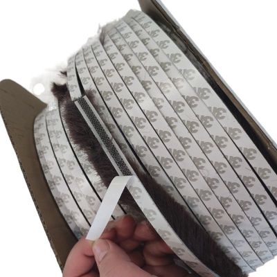 Dải dán tự dán đống thời tiết Dải niêm phong bàn chải Dải niêm phong cửa ra cửa và cửa sổ Màu ĐEN/XUỐT/MÀU/MÀU/NGHÓA